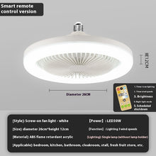 Intelligent Remote Control Led Fan Light