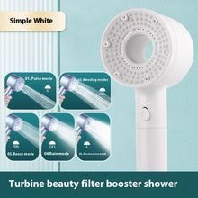 Spray Hair Dryer Shower Head One-click Water Stop Boost Nozzle