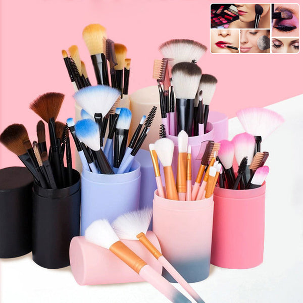 Makeup brush set 12 makeup brushes