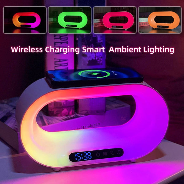 Multifunctional Wireless Charger Alarm Clock